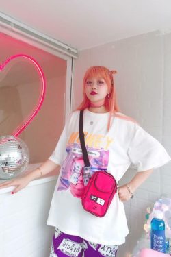 Y2K Grunge Summer Outfit - Get Money Shirt, 90s Retro Style, Perfect for Y2K Party & Club