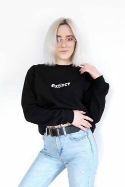 Y2K Grunge Summer Outfit - Retro 90s Fashion, Gothic Y2K, Pastel Goth, Extinct Sweatshirt