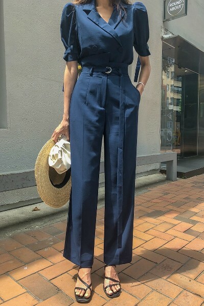 Y2K Grunge Summer Suit Jacket & Slacks Set - Retro 90s Fashion, Pastel Goth, Y2K Party Outfit