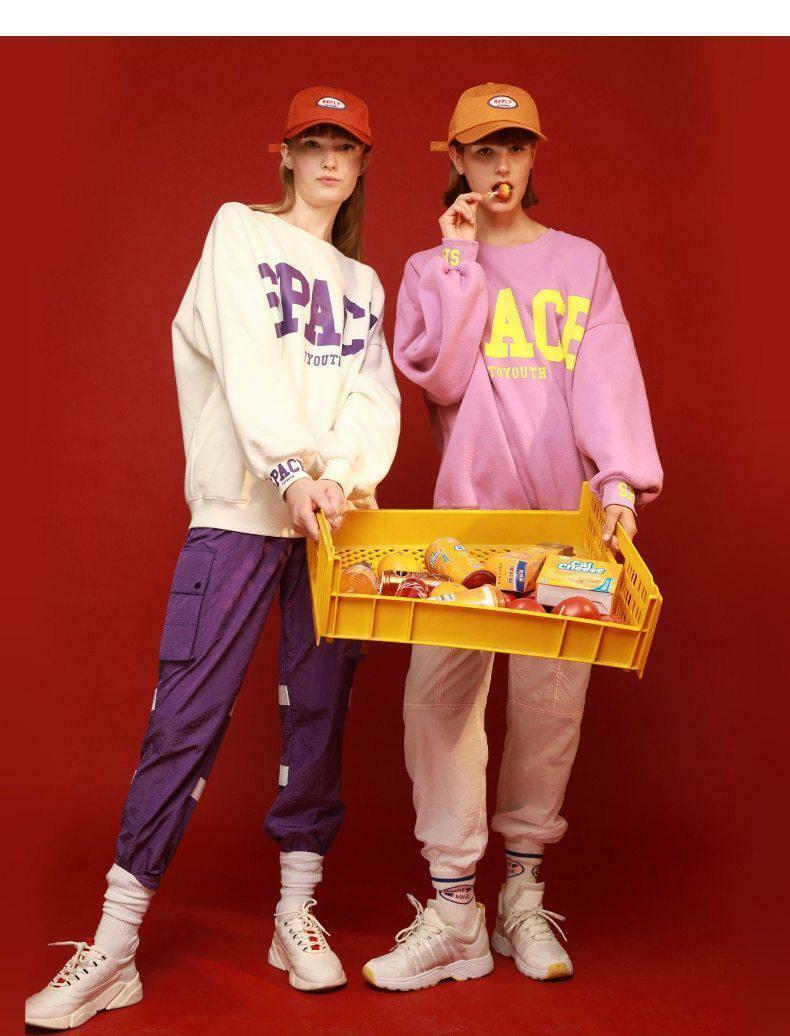 Y2K Grunge Summer Sweatshirt - 90s Retro Style, Pastel Goth, Y2K Club & Party Outfits