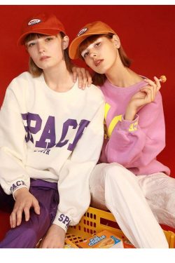 Y2K Grunge Summer Sweatshirt - 90s Retro Style, Pastel Goth, Y2K Club & Party Outfits