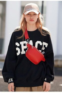 Y2K Grunge Summer Sweatshirt - 90s Retro Style, Pastel Goth, Y2K Club & Party Outfits