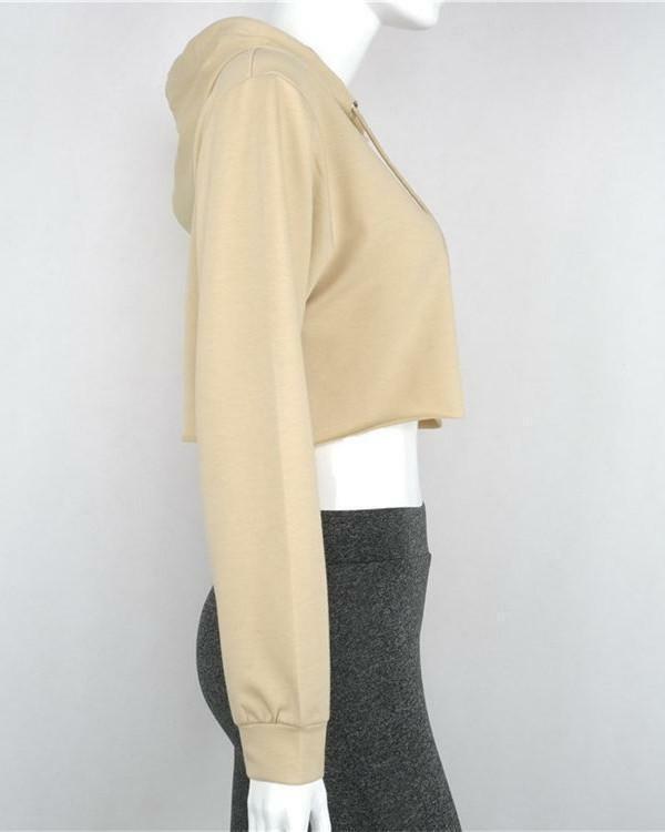 Y2K Grunge Super Cropped Hoodie - 90s Fashion, Retro Style, Y2K Summer Outfits, Gothic Y2K
