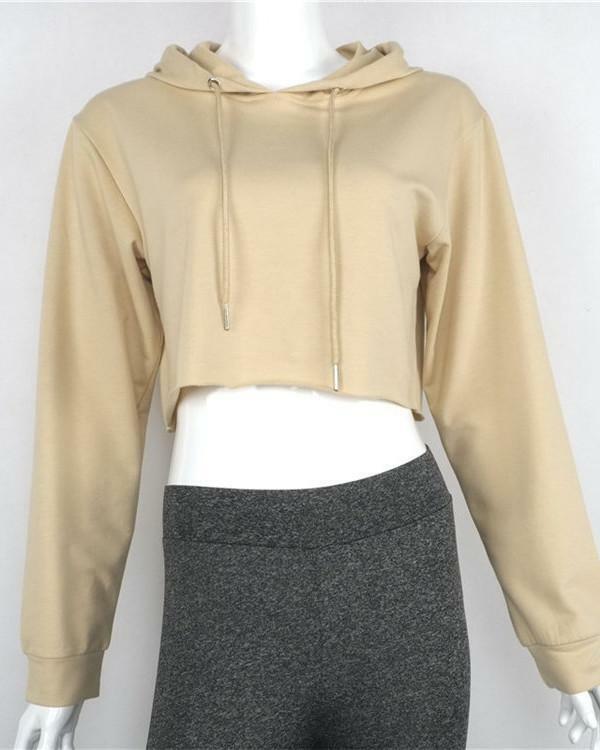 Y2K Grunge Super Cropped Hoodie - 90s Fashion, Retro Style, Y2K Summer Outfits, Gothic Y2K