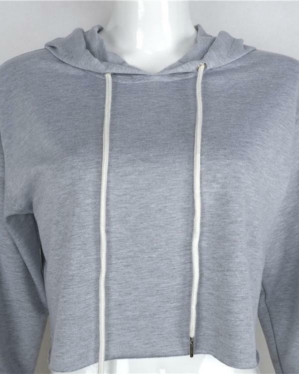 Y2K Grunge Super Cropped Hoodie - 90s Fashion, Retro Style, Y2K Summer Outfits, Gothic Y2K