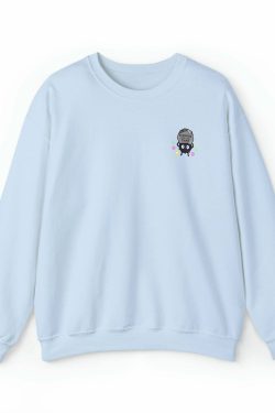 Y2K Grunge Susuwatari Sweatshirt - Retro 90s Fashion, Y2K Summer Outfits, Pastel Goth Style