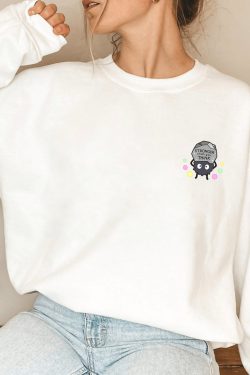 Y2K Grunge Susuwatari Sweatshirt - Retro 90s Fashion, Y2K Summer Outfits, Pastel Goth Style