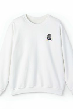 Y2K Grunge Susuwatari Sweatshirt - Retro 90s Fashion, Y2K Summer Outfits, Pastel Goth Style