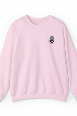 Y2K Grunge Susuwatari Sweatshirt - Retro 90s Fashion, Y2K Summer Outfits, Pastel Goth Style