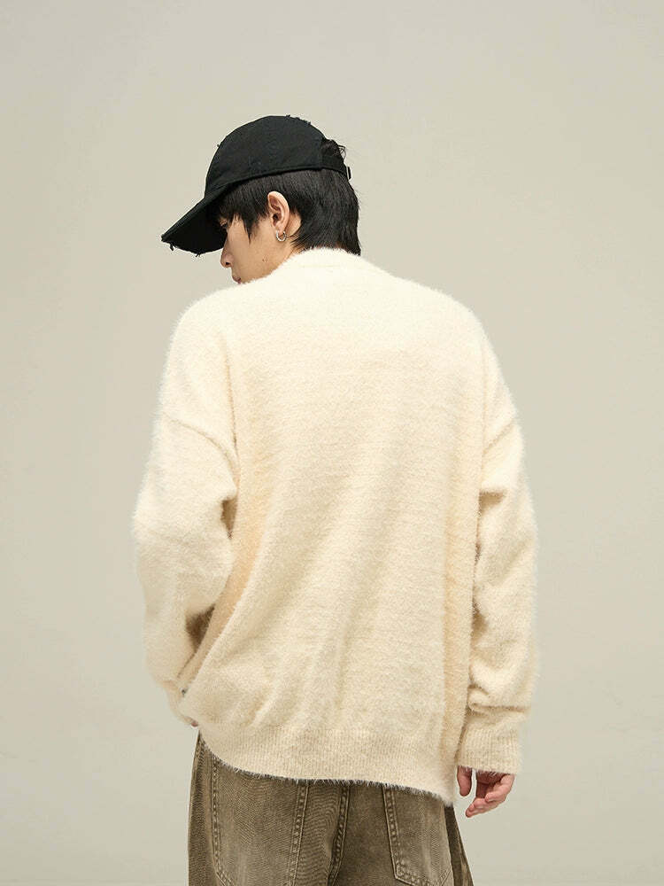 Y2K Grunge Sweater - Retro 90s Fashion, Summer Outfits, Pastel Goth, Y2K Club & Party Fits