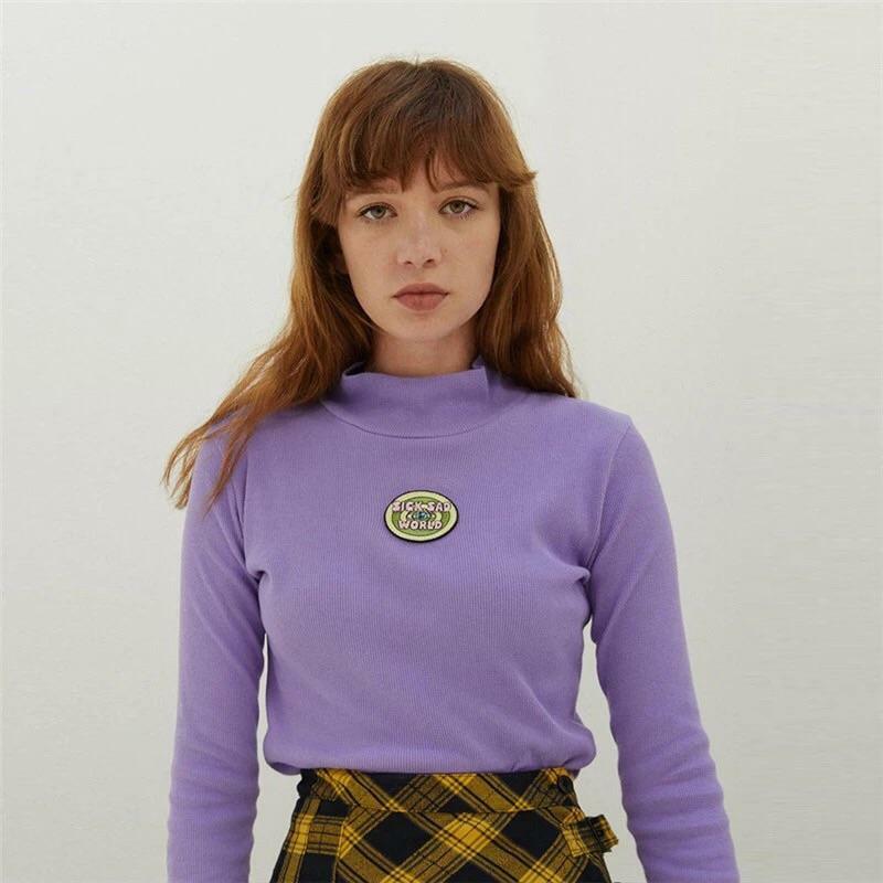 Y2K Grunge Sweatshirt - Retro 90s Fashion, Gothic Y2K, Pastel Goth, Y2K Club & Party Out