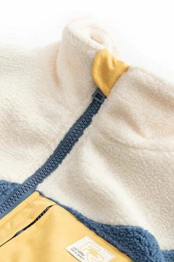 Y2K Grunge Swirl Fleece Zip Jacket - Retro 90s Fashion, Summer Outfits, and Clubwear