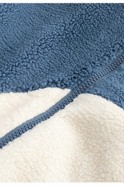 Y2K Grunge Swirl Fleece Zip Jacket - Retro 90s Fashion, Summer Outfits, and Clubwear