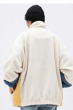 Y2K Grunge Swirl Fleece Zip Jacket - Retro 90s Fashion, Summer Y2K Outfits, Pastel Goth Style