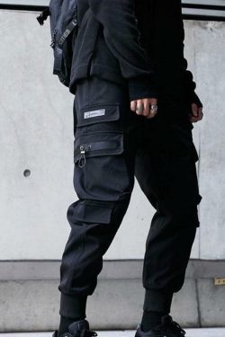 Y2K Grunge Techwear Pants - Retro 90s Fashion, Summer Outfits, and Club Party Style