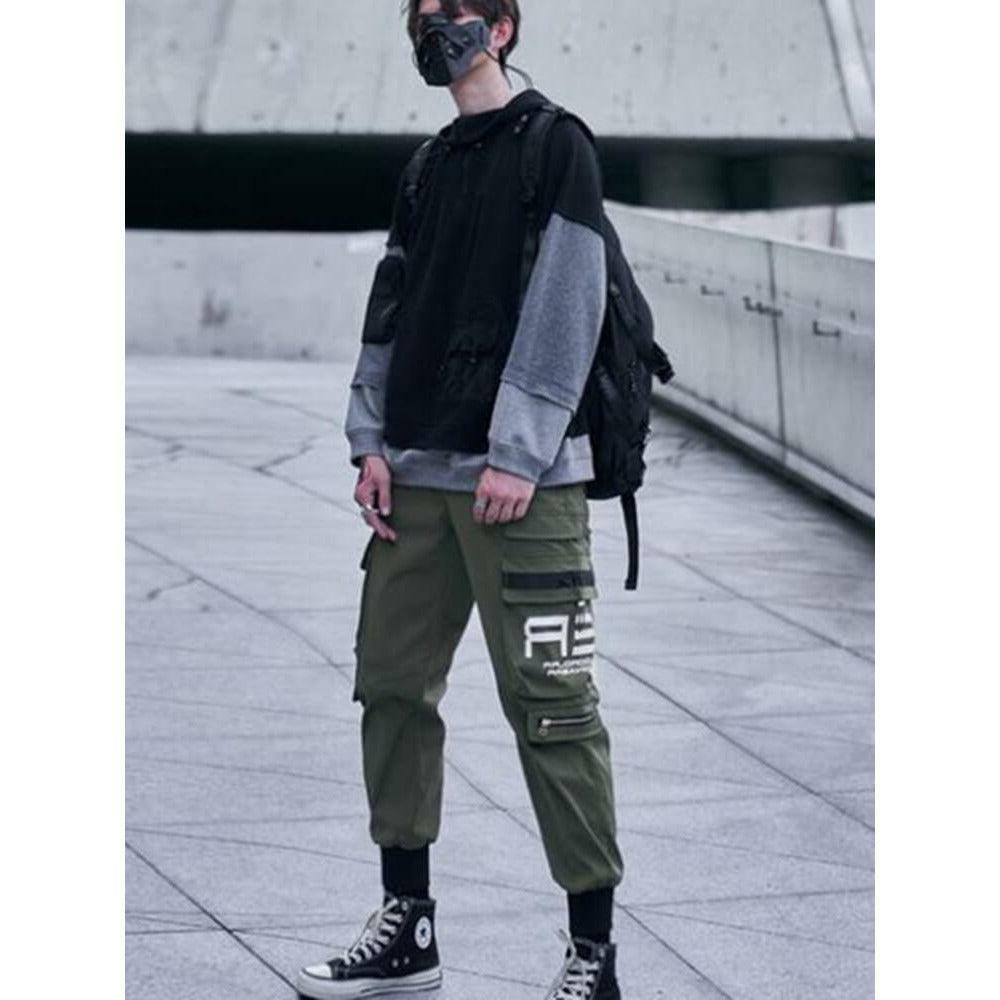 Y2K Grunge Techwear Pants - Retro 90s Fashion, Summer Outfits, and Club Party Style