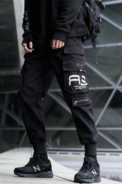 Y2K Grunge Techwear Pants - Retro 90s Fashion, Summer Outfits, and Club Party Style