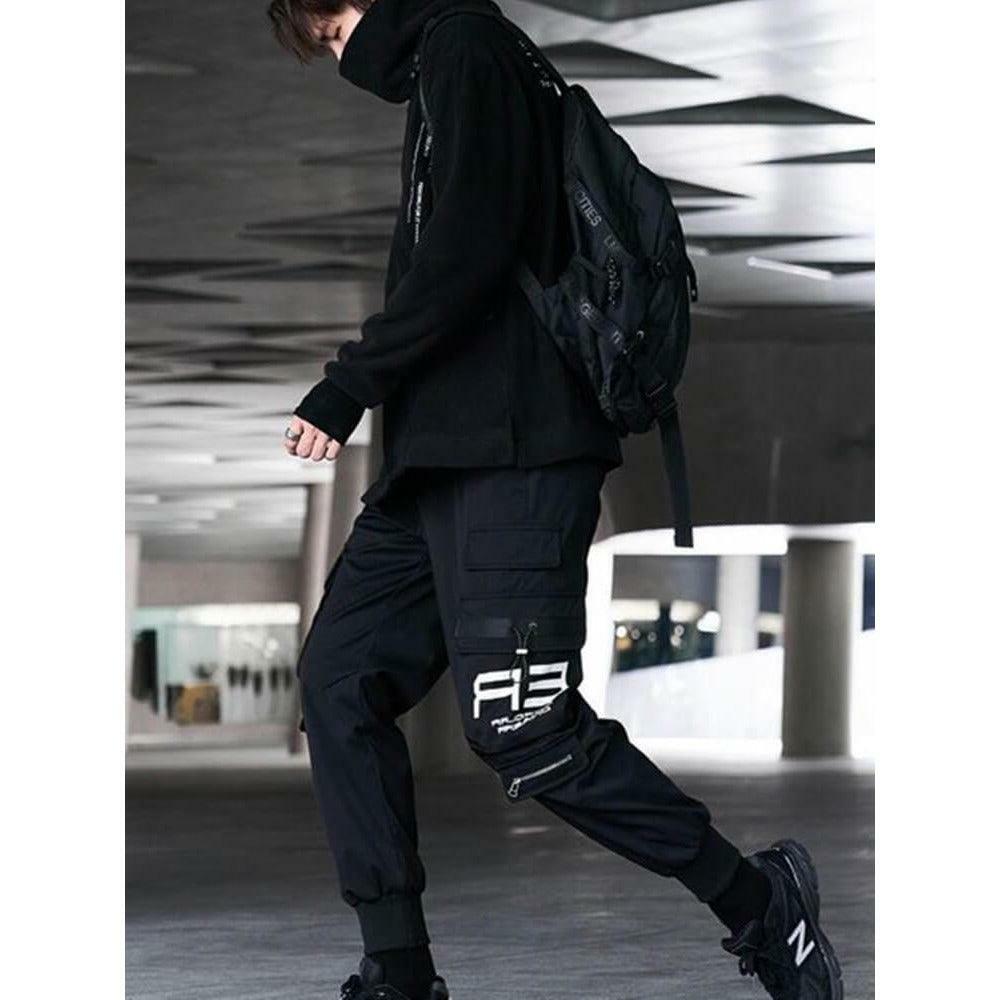 Y2K Grunge Techwear Pants - Retro 90s Fashion, Summer Outfits, and Club Party Style