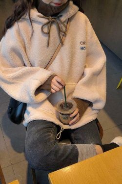 Y2K Grunge Teddy Bear Hoodie - Retro 90s Fashion, Summer Outfits, and Pastel Goth Style