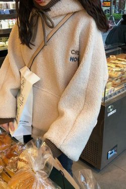 Y2K Grunge Teddy Bear Hoodie - Retro 90s Fashion, Summer Outfits, and Pastel Goth Style