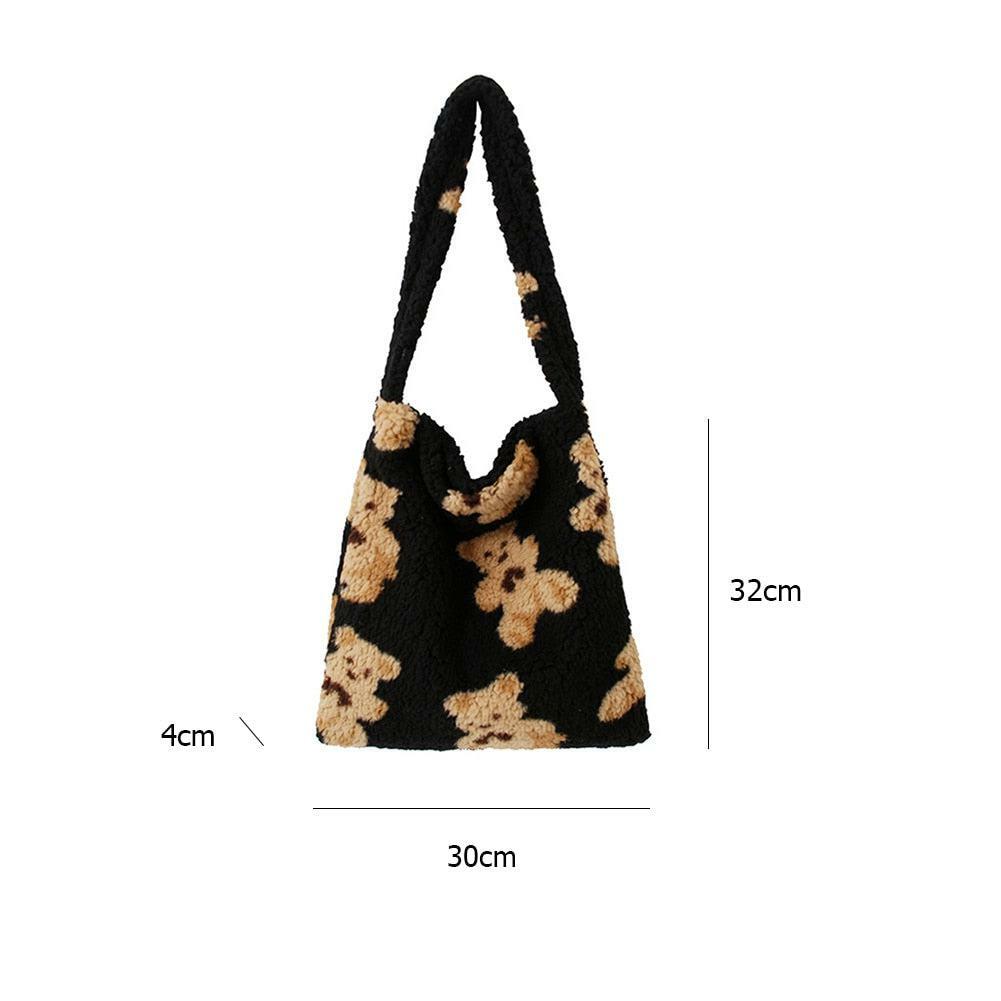 Y2K Grunge Teddy Bear Mini Tote Bag - Perfect for 90s Outfits, Summer Y2K Fashion, and Retro Style
