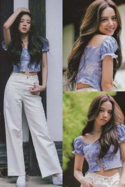 Y2K Grunge Tie-Dye Puff Sleeve Crop Top - Blackpink Jisoo Inspired Retro 90s Summer Outfit
