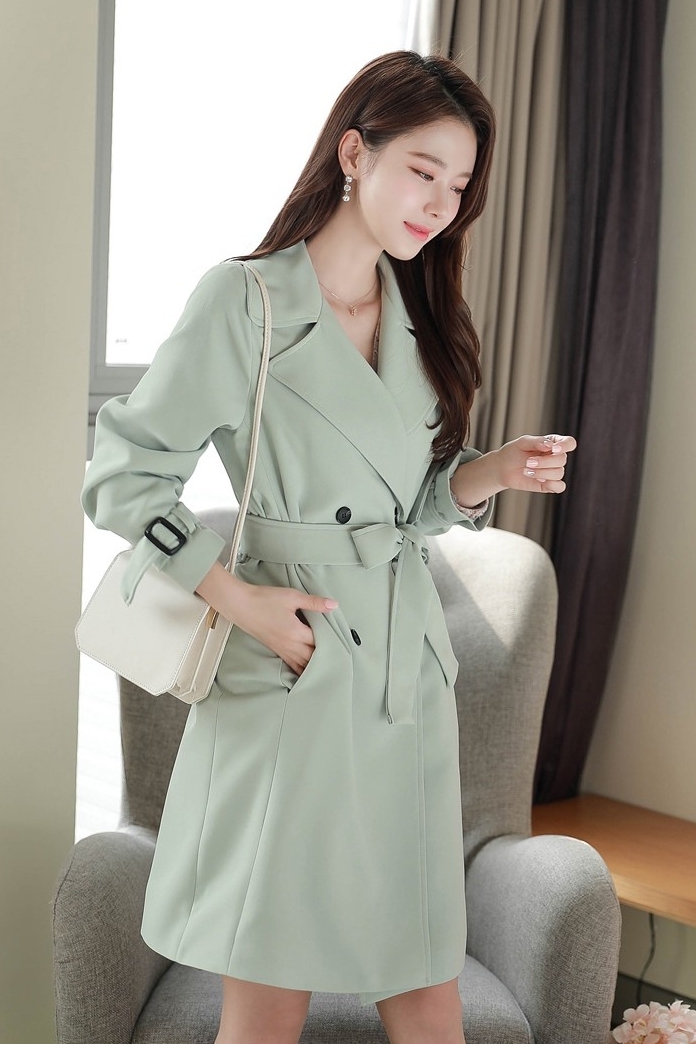 Y2K Grunge Trench Coat - Retro 90s Fashion, Summer Y2K Outfits, Gothic Y2K Style