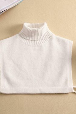 Y2K Grunge Turtleneck Dickie Collar - Retro 90s Fashion, Summer Outfits, and Pastel Goth Style