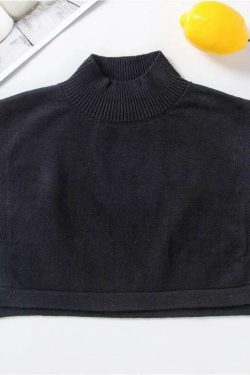Y2K Grunge Turtleneck Dickie Collar - Retro 90s Fashion, Summer Outfits, and Pastel Goth Style