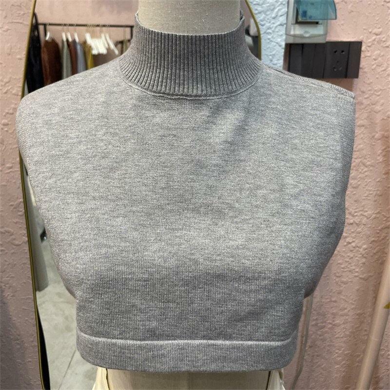 Y2K Grunge Turtleneck Dickie Collar - Retro 90s Fashion, Summer Outfits, and Pastel Goth Style