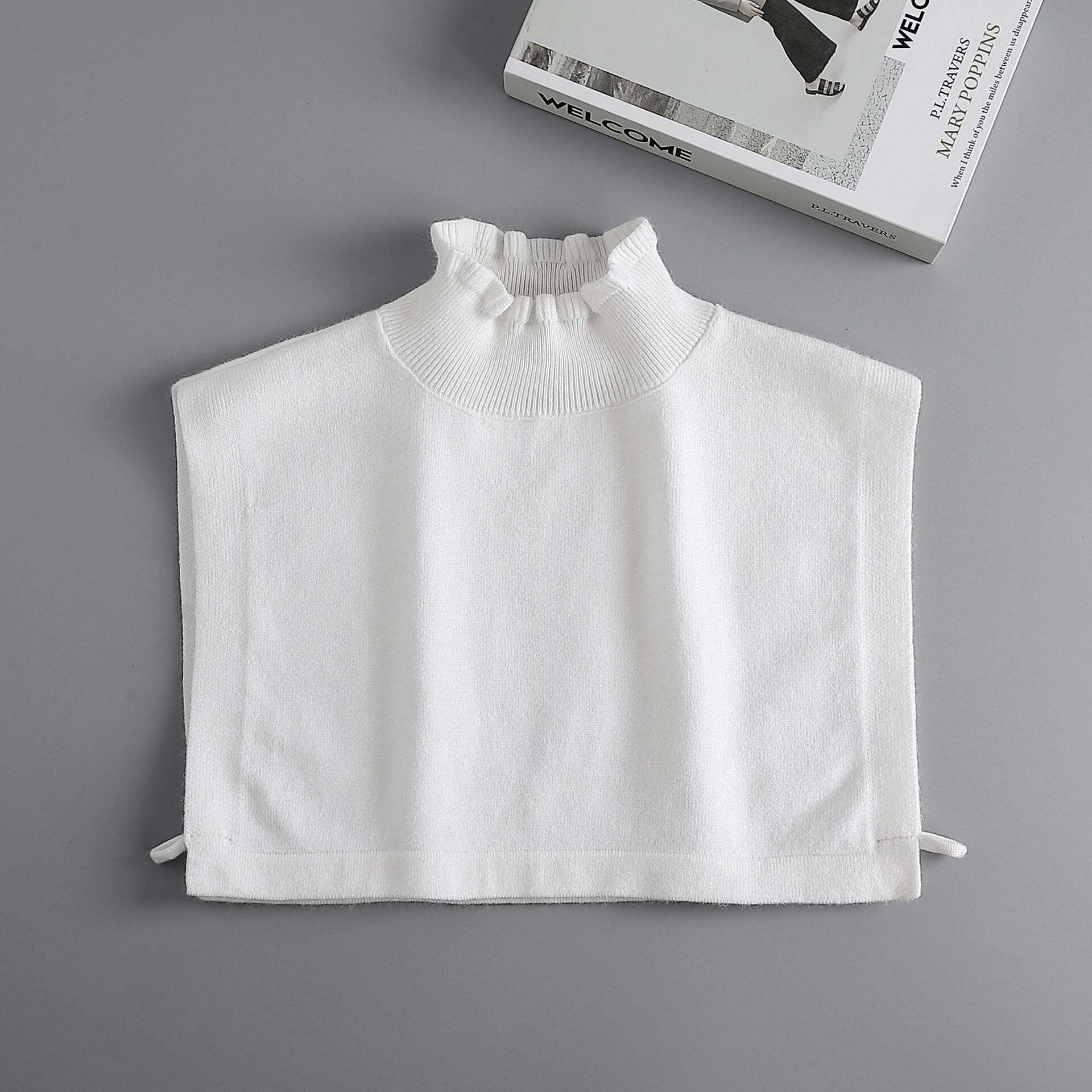Y2K Grunge Turtleneck Dickie Collar - Retro 90s Fashion, Summer Outfits, and Pastel Goth Style
