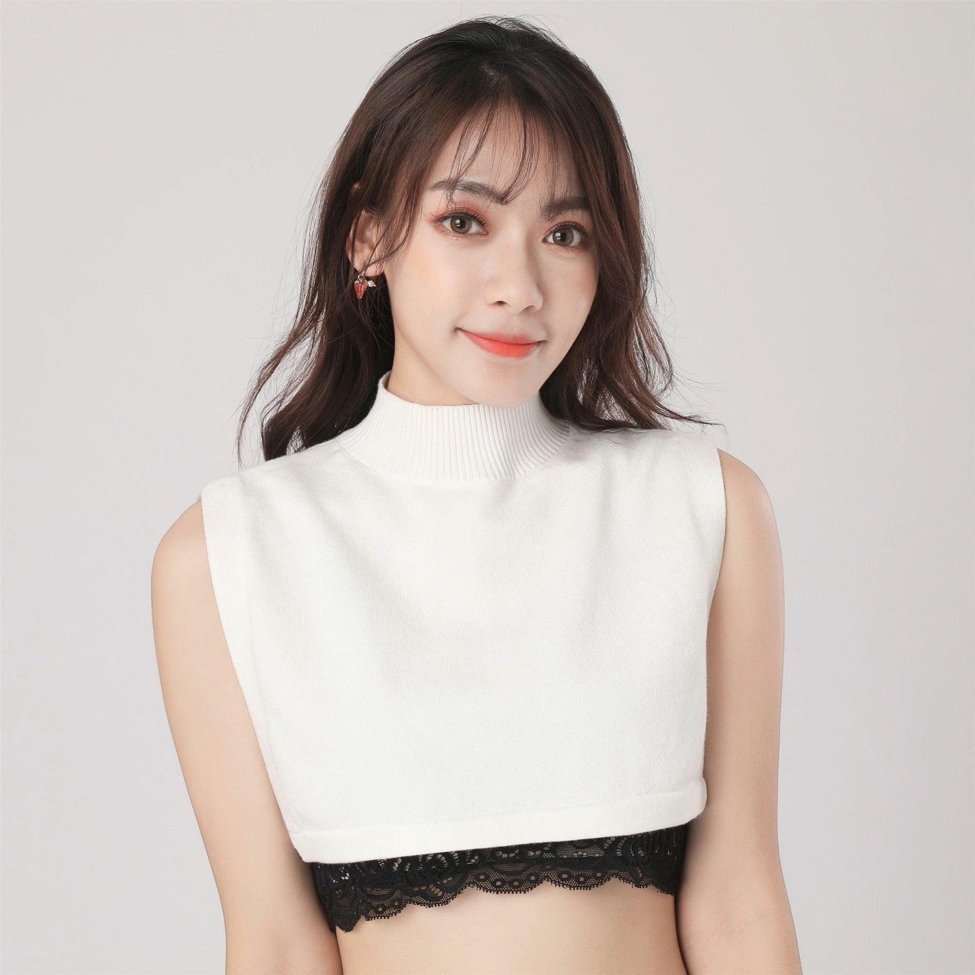 Y2K Grunge Turtleneck Dickie Collar - Retro 90s Fashion, Summer Outfits, and Pastel Goth Style