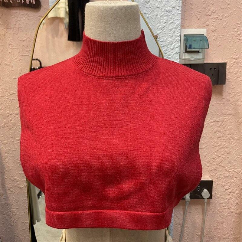 Y2K Grunge Turtleneck Dickie Collar - Retro 90s Fashion, Summer Outfits, and Pastel Goth Style
