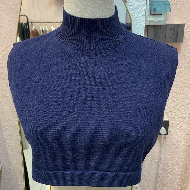 Y2K Grunge Turtleneck Dickie Collar - Retro 90s Fashion, Summer Outfits, and Pastel Goth Style
