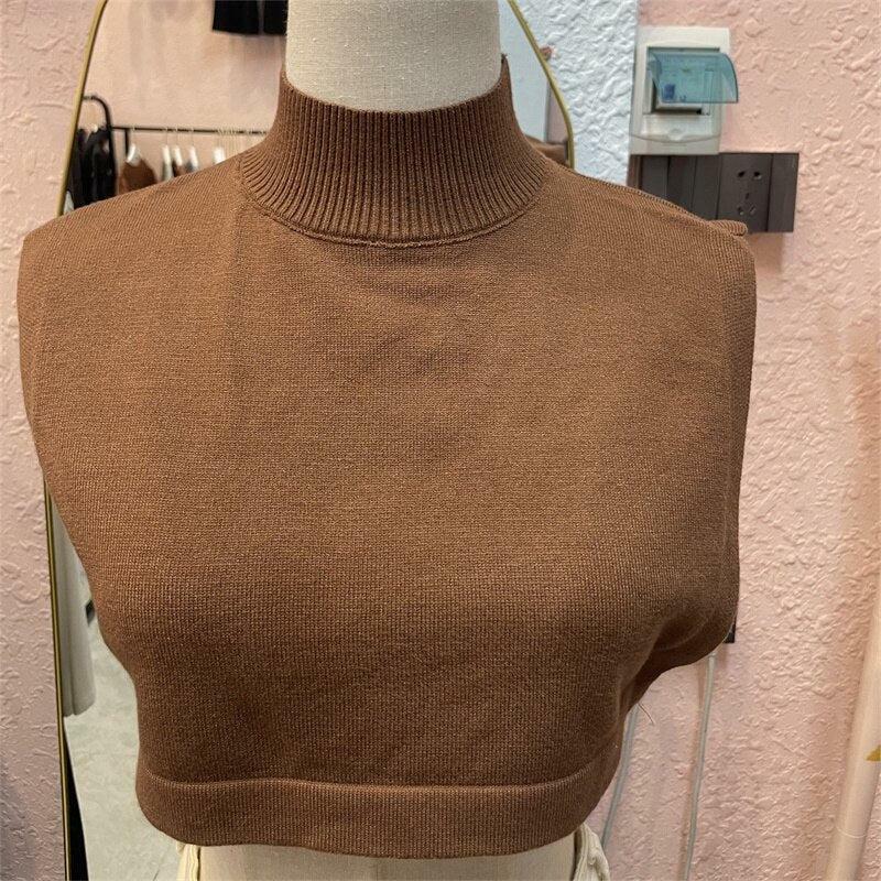 Y2K Grunge Turtleneck Dickie Collar - Retro 90s Fashion, Summer Outfits, and Pastel Goth Style
