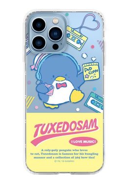 Y2K Grunge Tuxedo Sam iPhone Jelly Cover - Retro 90s Fashion, Pastel Goth, Y2K Popstar Style