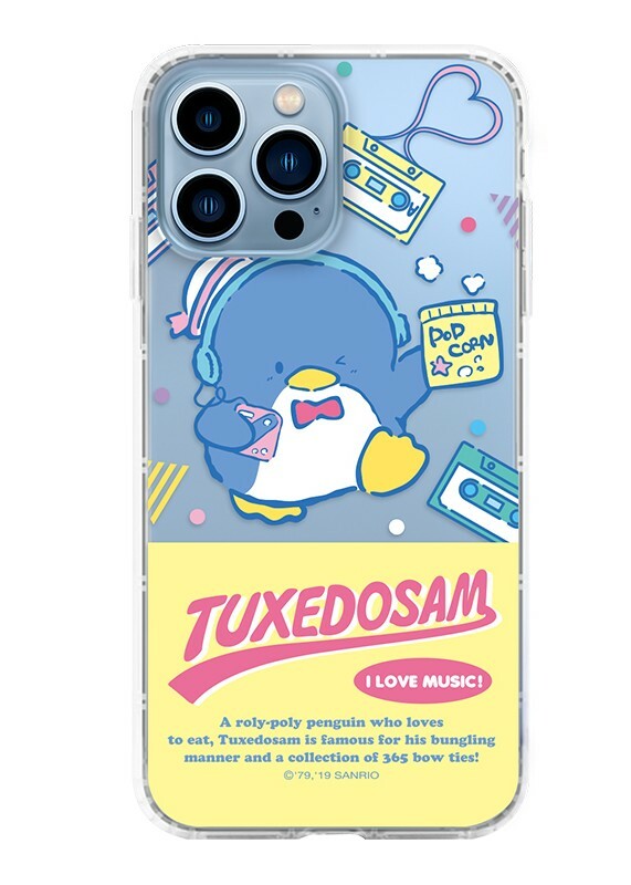 Y2K Grunge Tuxedo Sam iPhone Jelly Cover - Retro 90s Fashion, Pastel Goth, Y2K Popstar Style