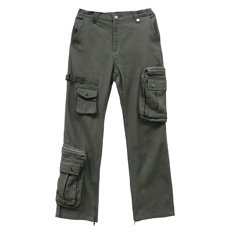 Y2K Grunge Utility Cargo Pants - 90s Retro Summer Outfit, Dark Ash, Y2K Fashion Essentials