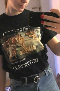 Y2K Grunge Venus Shirt - Retro 90s Fashion, Summer Y2K Outfits, Pastel Goth, Y2K Popstar