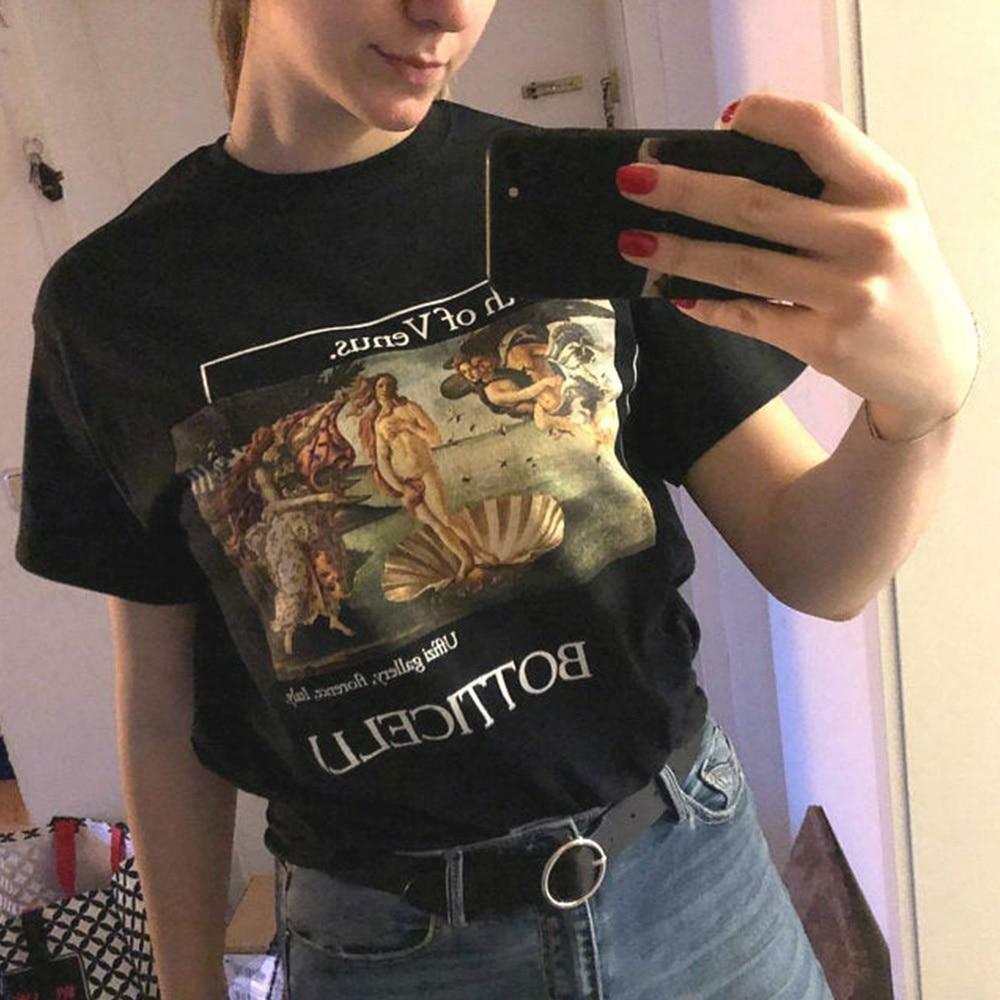 Y2K Grunge Venus Shirt - Retro 90s Fashion, Summer Y2K Outfits, Pastel Goth, Y2K Popstar