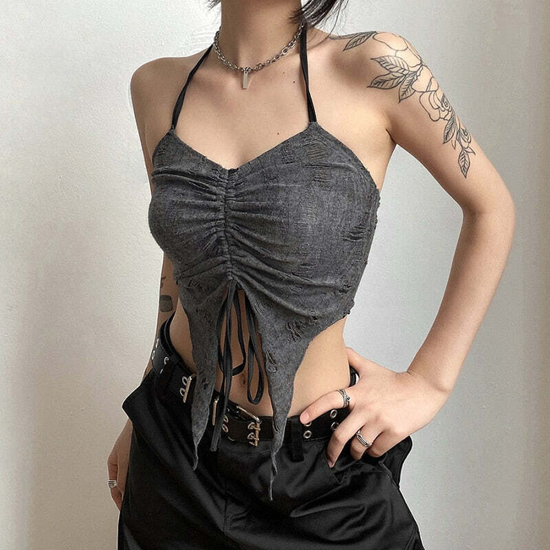 Y2K Grunge Vintage 2-Piece Set - 90s Summer Outfit, Retro Style, Y2K Party & Club Fashion