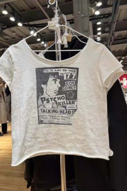 Y2K Grunge Vintage Punk Rock T-Shirt - 90s Fashion, Retro Style, Y2K Summer Outfits