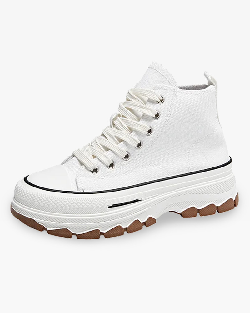 Y2K Grunge White Canvas Shoes - Retro 90s Fashion, Summer Outfits, and Hip Hop Style