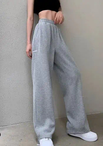 Y2K Grunge Wide-Leg Sweatpants - Retro 90s Fashion, Summer Outfits, and Pastel Goth Style
