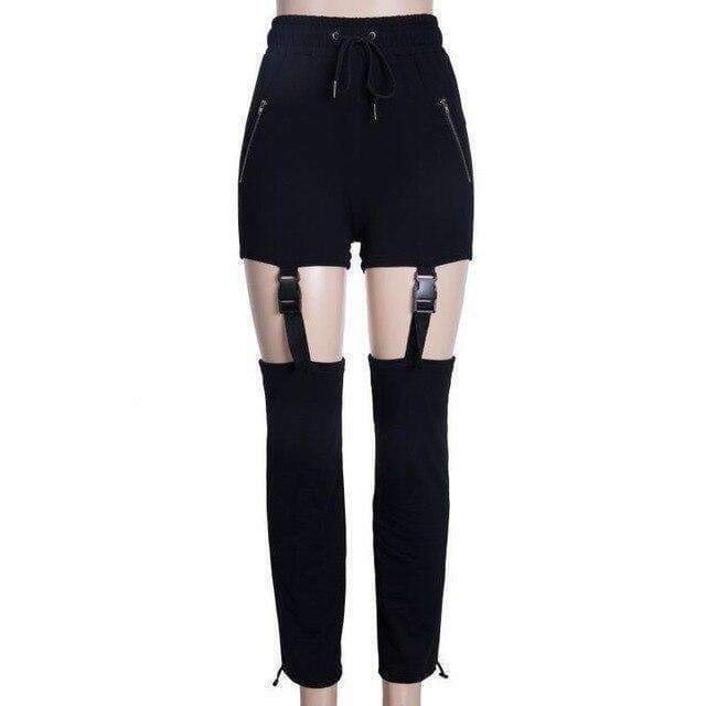 Y2K Grunge Wide Leg Drawstring Pants - Retro 90s Summer Outfit, Pastel Goth, Hip Hop Fashion