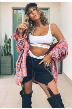 Y2K Grunge Wide Leg Drawstring Pants - Retro 90s Summer Outfit, Pastel Goth, Hip Hop Fashion