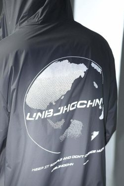 Y2K Grunge Windbreaker Jacket - Retro 90s Summer Fashion, UPF50+ Protection, BJHG Core