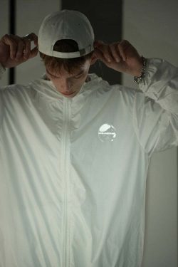 Y2K Grunge Windbreaker Jacket - Retro 90s Summer Fashion, UPF50+ Protection, BJHG Core