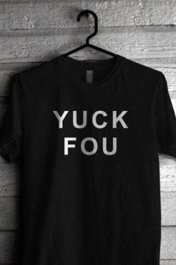 Y2K Grunge Yuck Fou Shirt - Retro 90s Fashion, Summer Y2K Outfits, Gothic Y2K Style