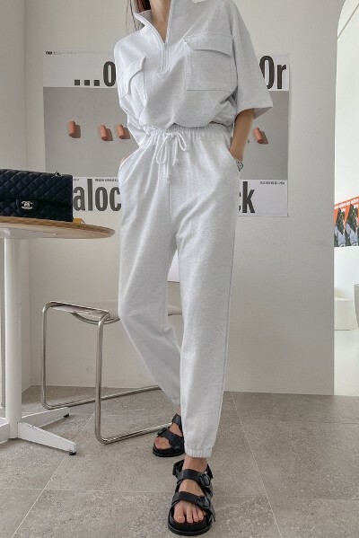 Y2K Grunge Zipup Pants Set - Retro 90s Summer Outfit, Y2K Club & Party Fashion